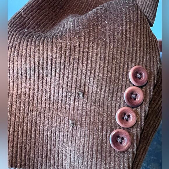 JoS Bank Men’s Brown Corduroy Blazer Sportcoat - 46R/XL - Picture 5 of 10